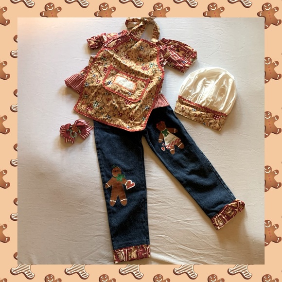 Custom Baking w/Grandma Christmas Gingerbread Set - Picture 1 of 16